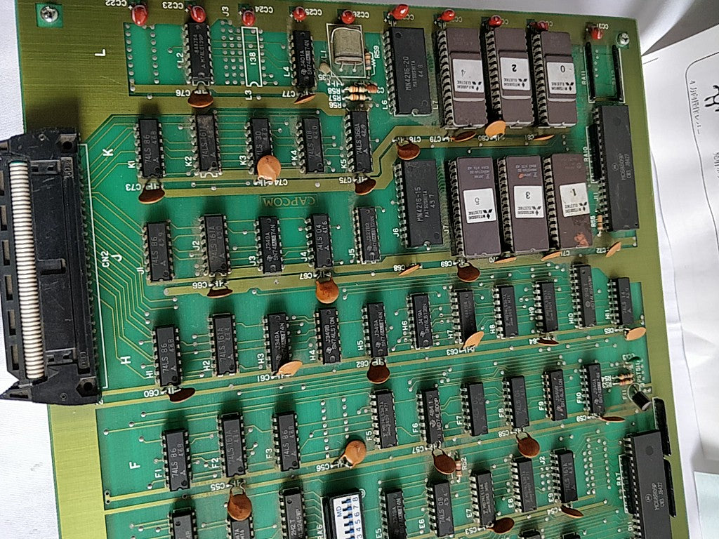 SONSON CAPCOM JAMMA Arcade Game PCB system Board and Instruction card set-d0630- - Hakushin Retro Game shop
