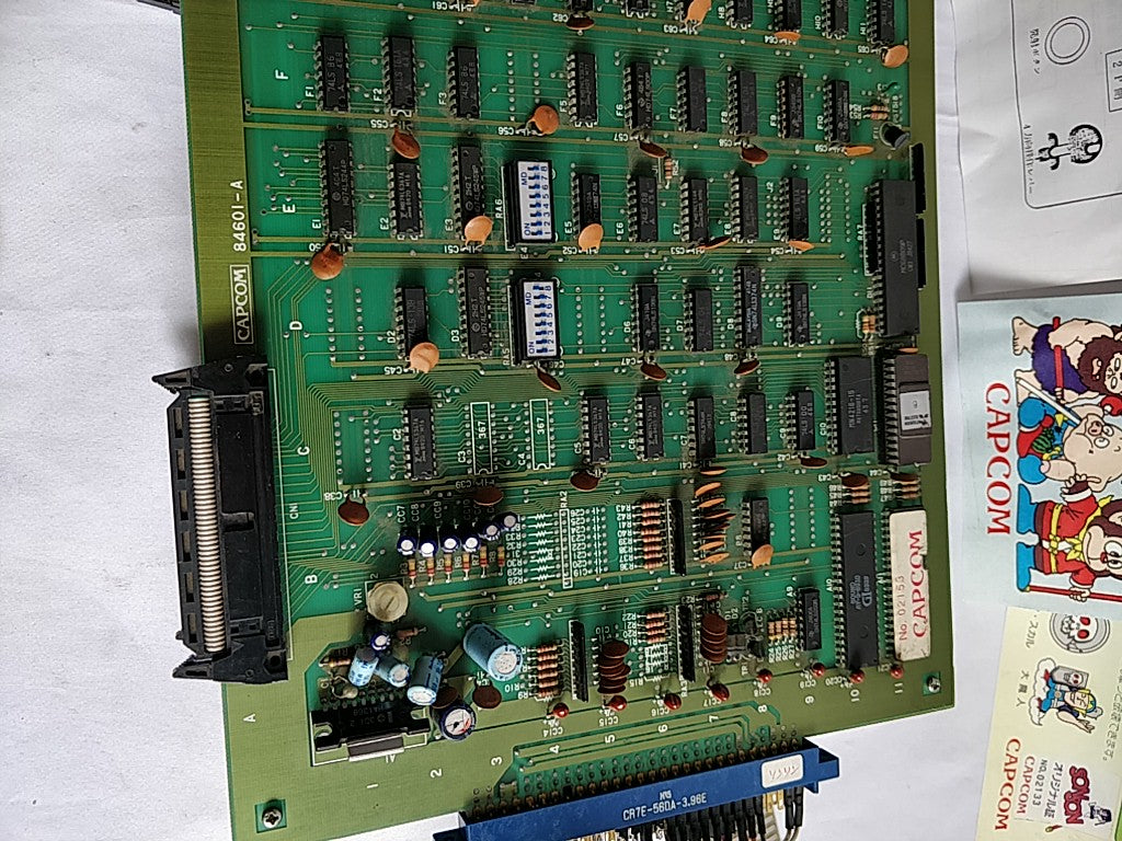 SONSON CAPCOM JAMMA Arcade Game PCB system Board and Instruction card set-d0630-