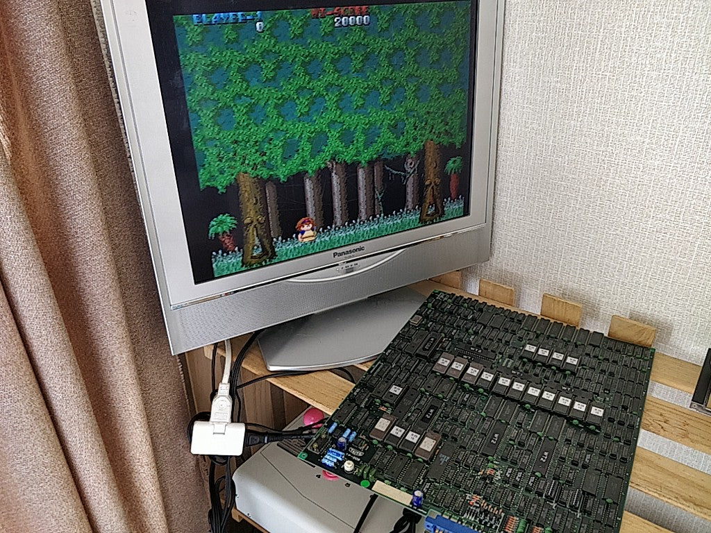 Wardner no Mori JAMMA Arcade Game PCB system Board and Instruction card-d0630- - Hakushin Retro Game shop