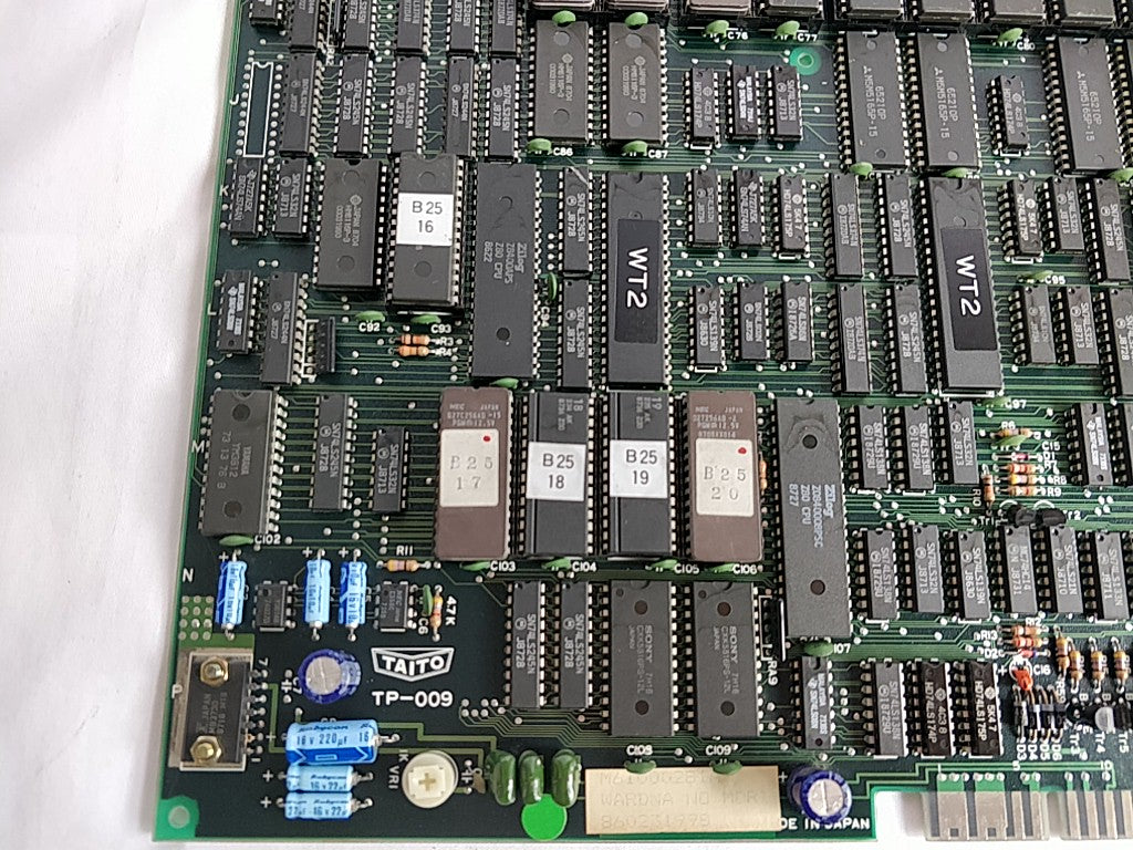 Wardner no Mori JAMMA Arcade Game PCB system Board and Instruction card-d0630- - Hakushin Retro Game shop