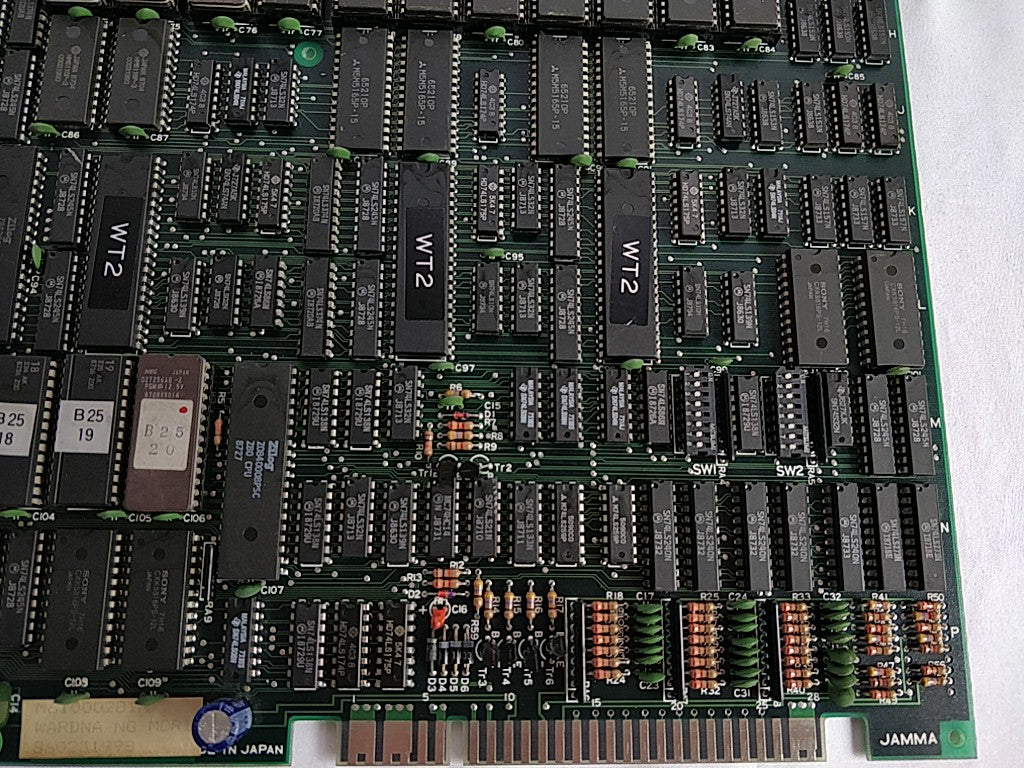 Wardner no Mori JAMMA Arcade Game PCB system Board and Instruction card-d0630- - Hakushin Retro Game shop