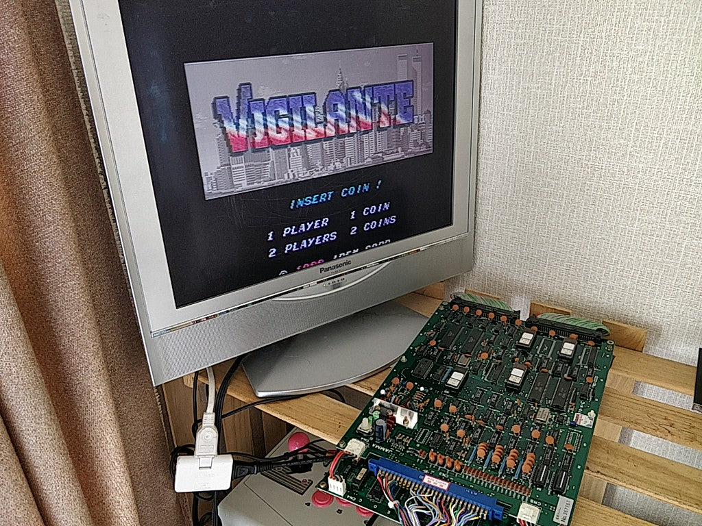 VIGILANTE JAMMA Arcade Game PCB system Board and Instruction card tested-d0630- - Hakushin Retro Game shop