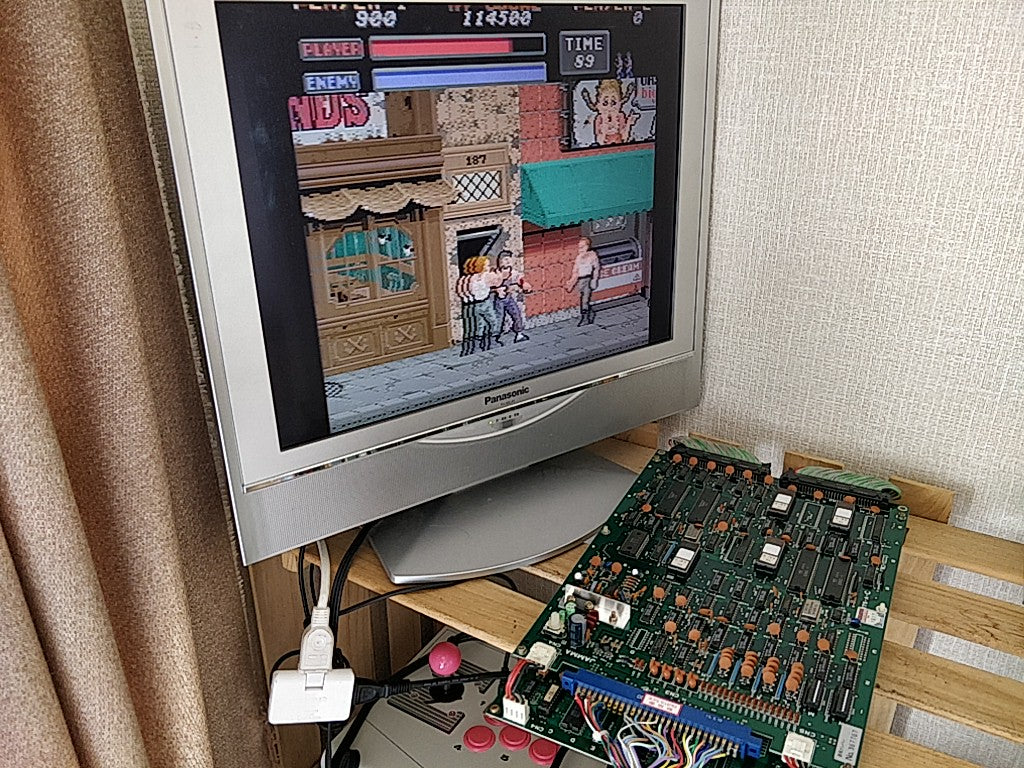 VIGILANTE JAMMA Arcade Game PCB system Board and Instruction card tested-d0630- - Hakushin Retro Game shop