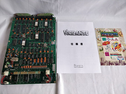 VIGILANTE JAMMA Arcade Game PCB system Board and Instruction card tested-d0630-