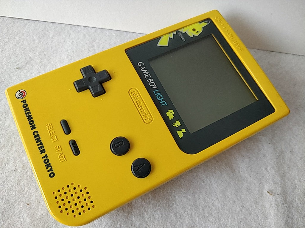 Nintendo Gameboy Light Pokemon Pikachu limited edition console set 