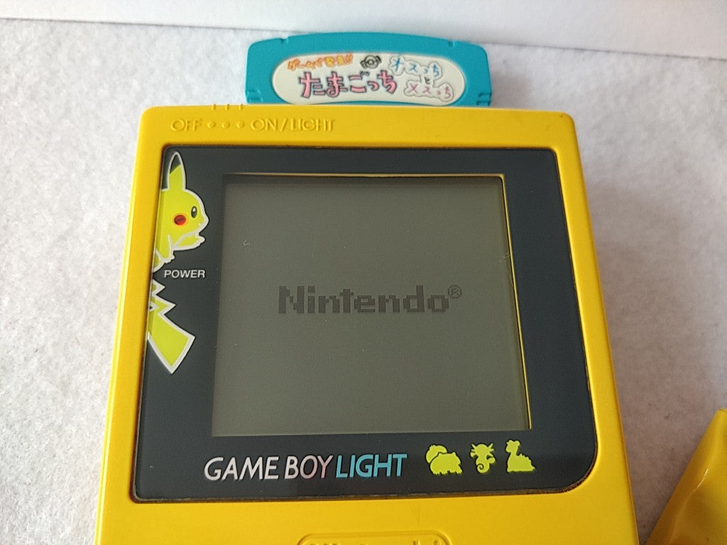 Nintendo Gameboy Light Pokemon Pikachu limited edition console set MGB –  Hakushin Retro Game shop
