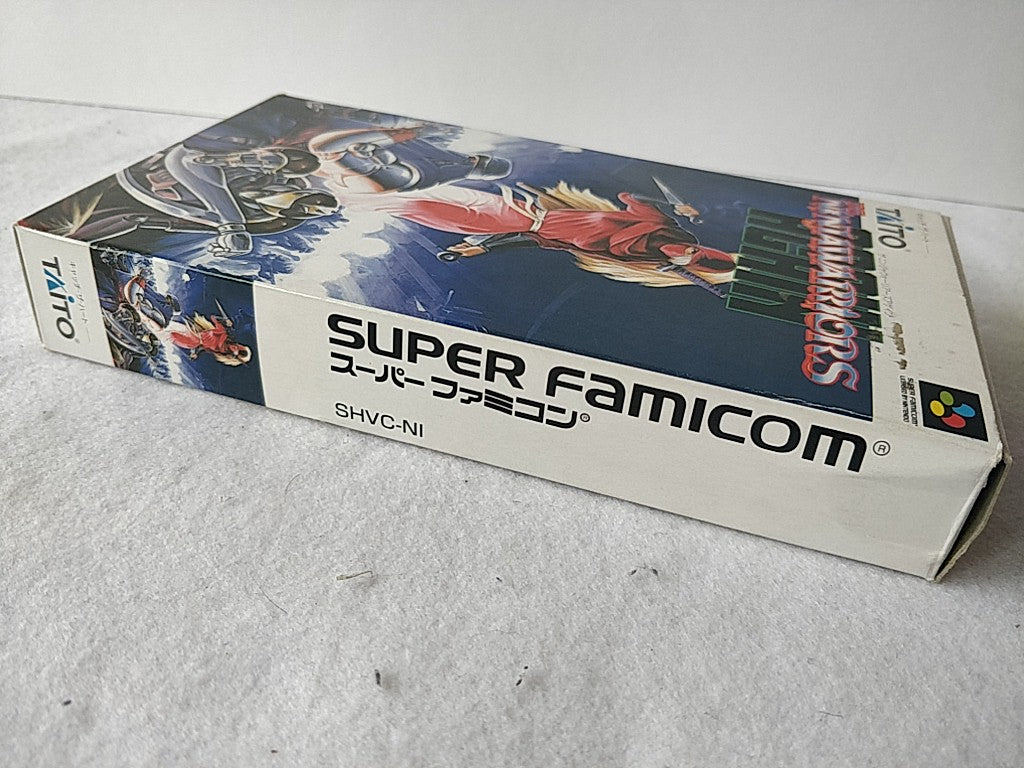 Ninja Warriors Again Super Famicom SNES SFC Cart,Manual,Boxes set tested-d0709-