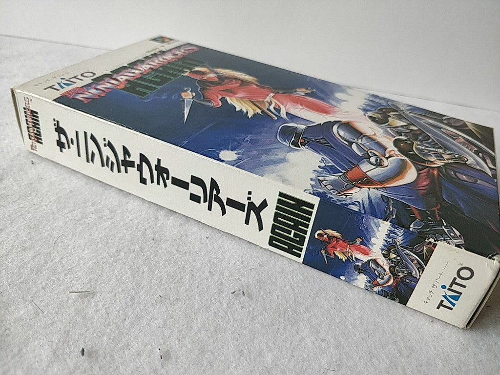 Ninja Warriors Again Super Famicom SNES SFC Cart,Manual,Boxes set tested-d0709-
