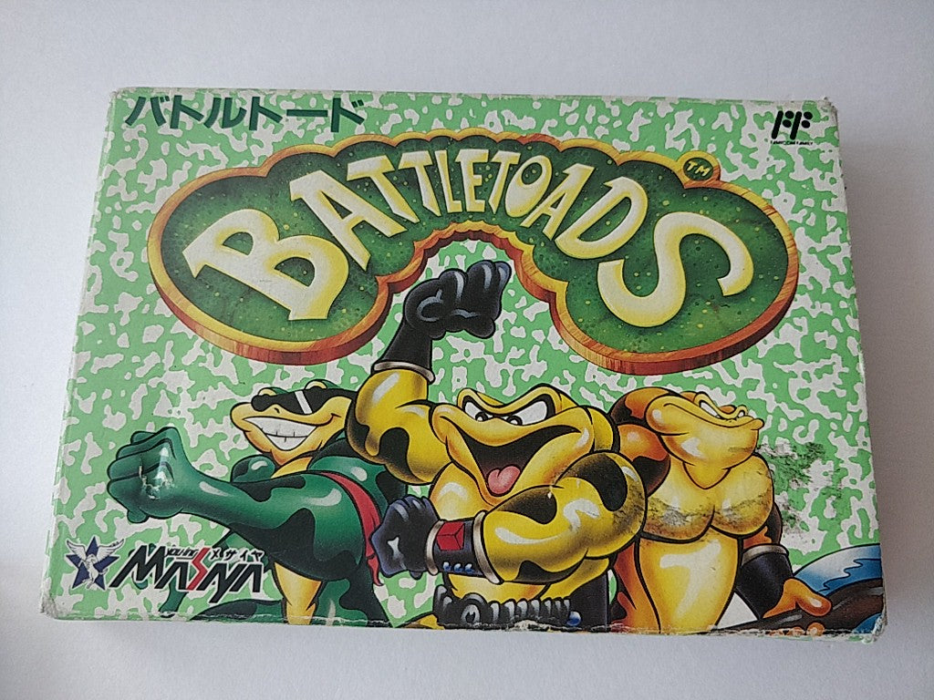 BattleToads (BATTLETOADS) MESAIA Nintendo Famicom NES Cartridge tested-d0711 - Hakushin Retro Game shop