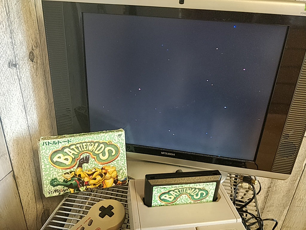 BattleToads (BATTLETOADS) MESAIA Nintendo Famicom NES Cartridge tested-d0711 - Hakushin Retro Game shop