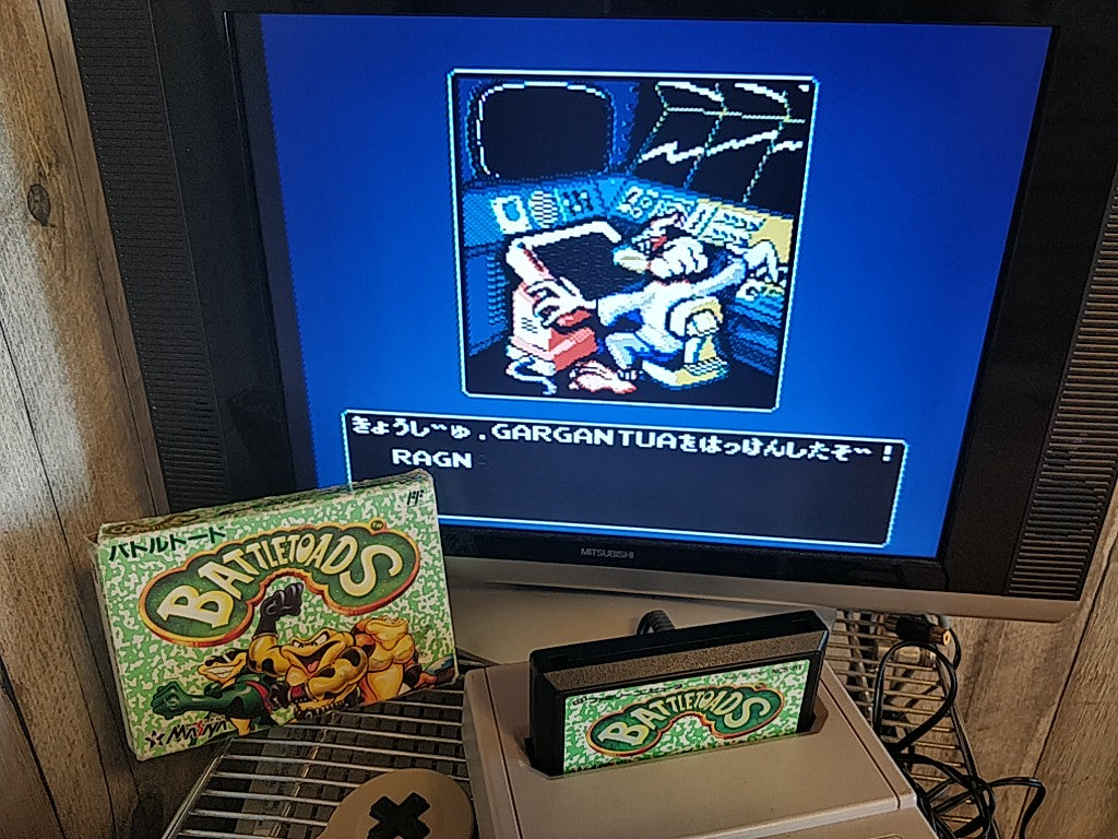BattleToads (BATTLETOADS) MESAIA Nintendo Famicom NES Cartridge tested-d0711 - Hakushin Retro Game shop