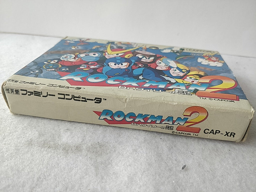 ROCKMAN 2 (MEGAMAN) Nintendo FAMICOM(NES) Cartridge,Manual,Boxed set -d0715- - Hakushin Retro Game shop
