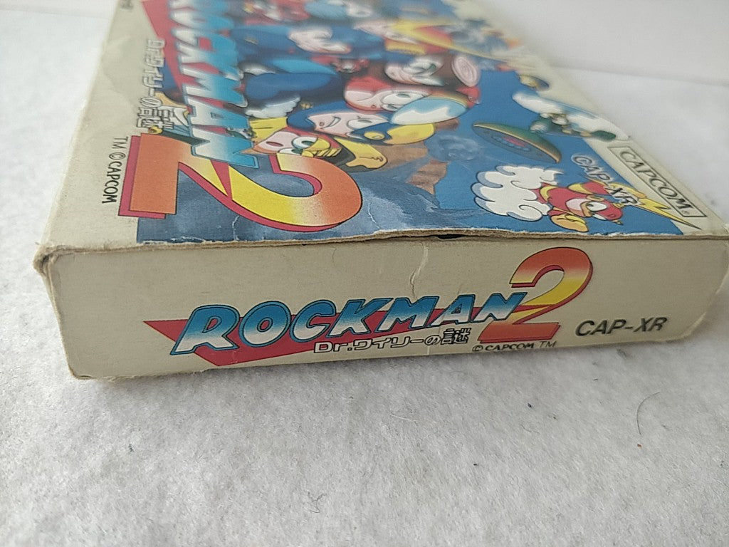 ROCKMAN 2 (MEGAMAN) Nintendo FAMICOM(NES) Cartridge,Manual,Boxed set -d0715- - Hakushin Retro Game shop