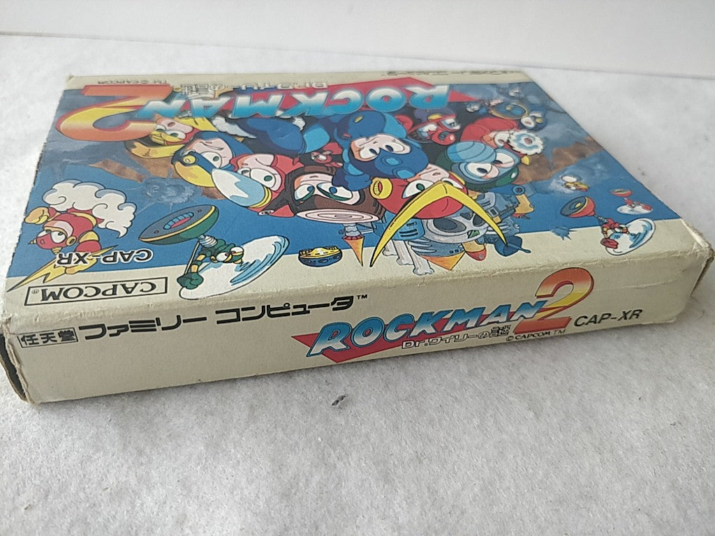 ROCKMAN 2 (MEGAMAN) Nintendo FAMICOM(NES) Cartridge,Manual,Boxed set -d0715- - Hakushin Retro Game shop