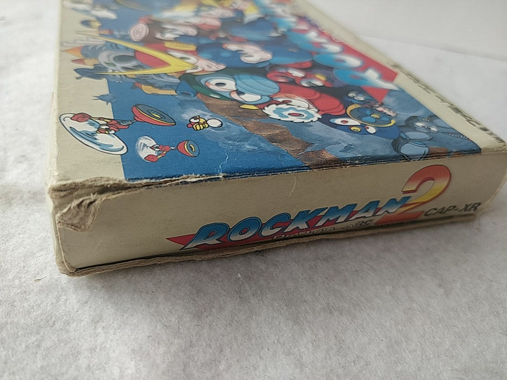 ROCKMAN 2 (MEGAMAN) Nintendo FAMICOM(NES) Cartridge,Manual,Boxed set -d0715- - Hakushin Retro Game shop