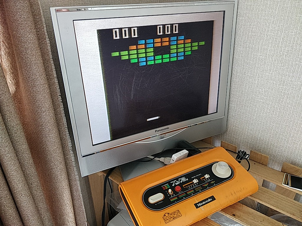 Nintendo PONG BLOCK Kuzushi CTG-BK6 console system,PSU,Boxed set/Tested-d0716-