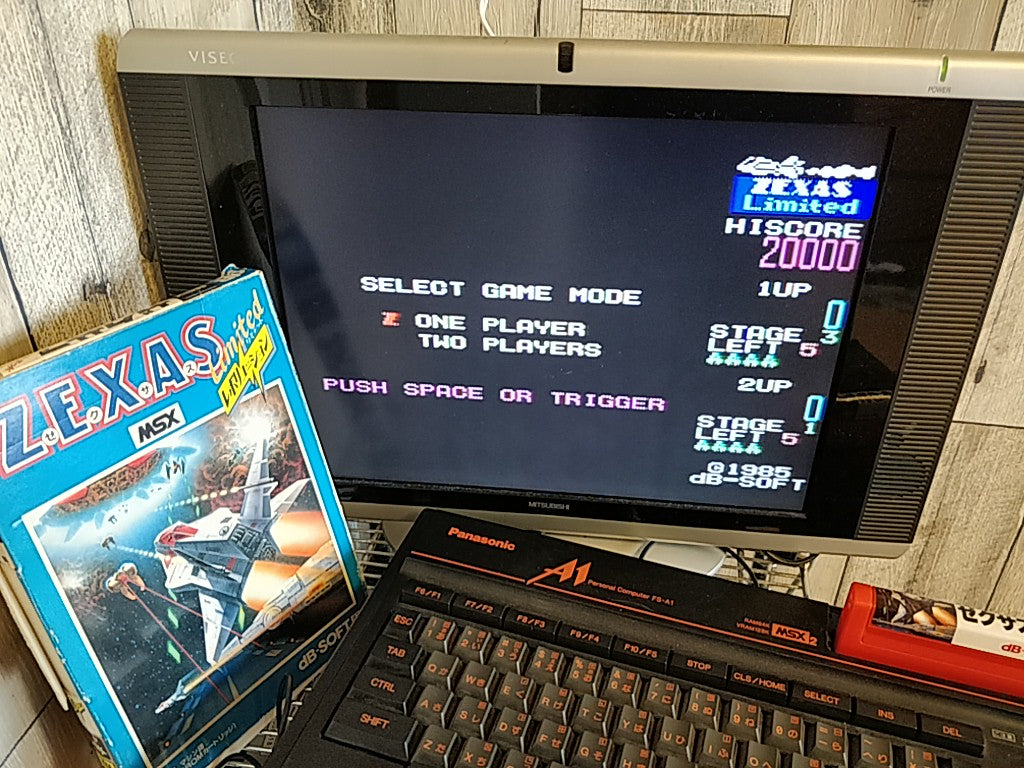 ZEXAS Limited Revolution MSX MSX2 Game cartridge,Manual,Boxed set tested -c0307- - Hakushin Retro Game shop