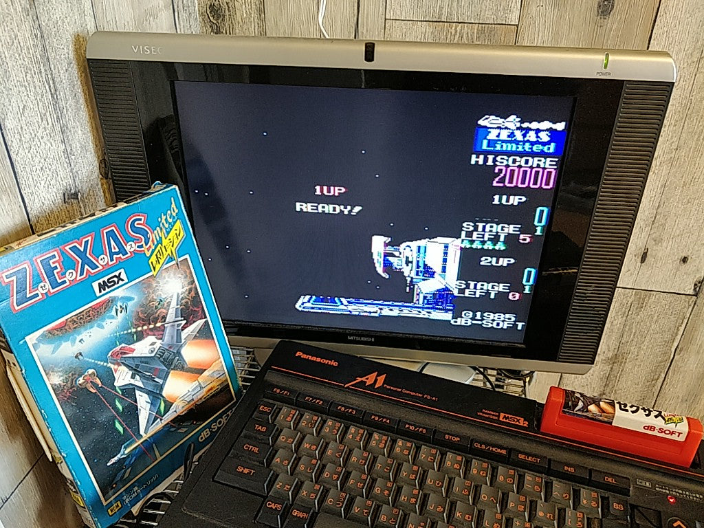ZEXAS Limited Revolution MSX MSX2 Game cartridge,Manual,Boxed set tested -c0307- - Hakushin Retro Game shop