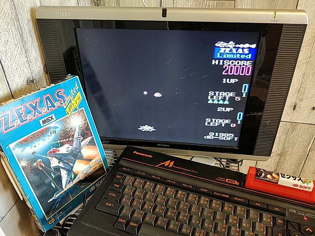 ZEXAS Limited Revolution MSX MSX2 Game cartridge,Manual,Boxed set tested -c0307- - Hakushin Retro Game shop