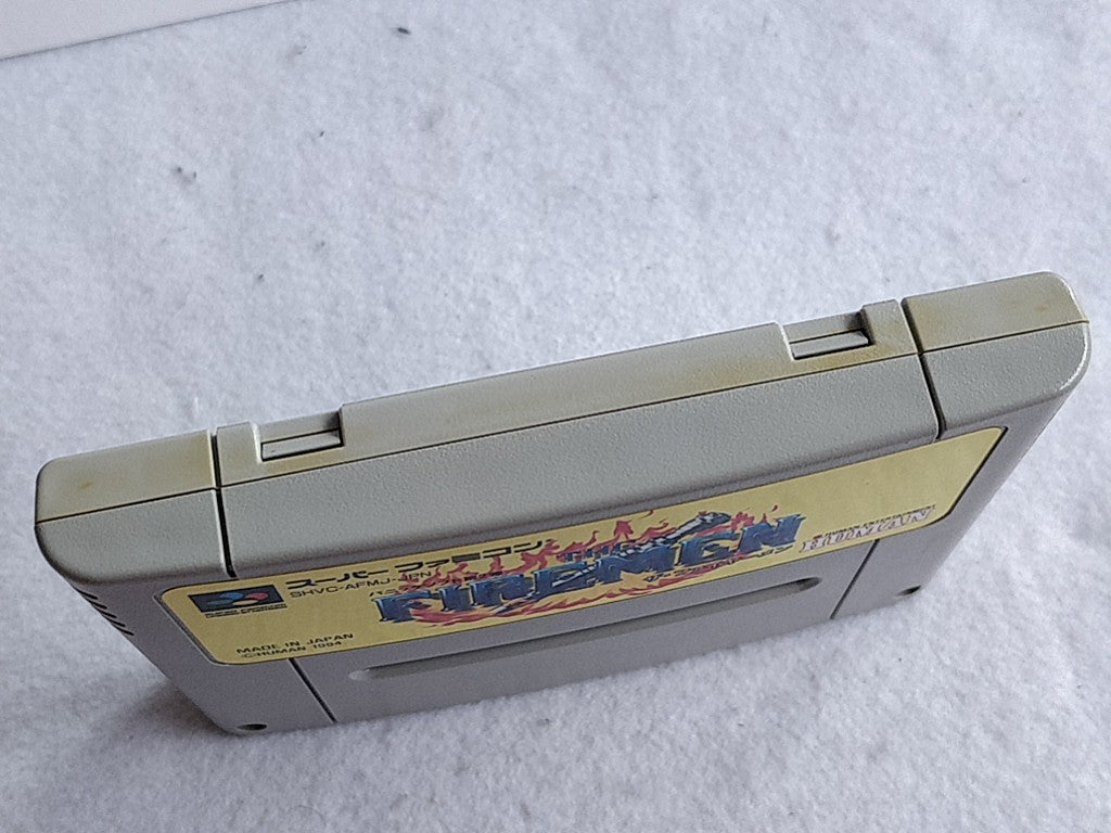 THE FIREMEN Nintendo Super Famicom SNES Cartridge,Manual,Boxed set tested-d0723-