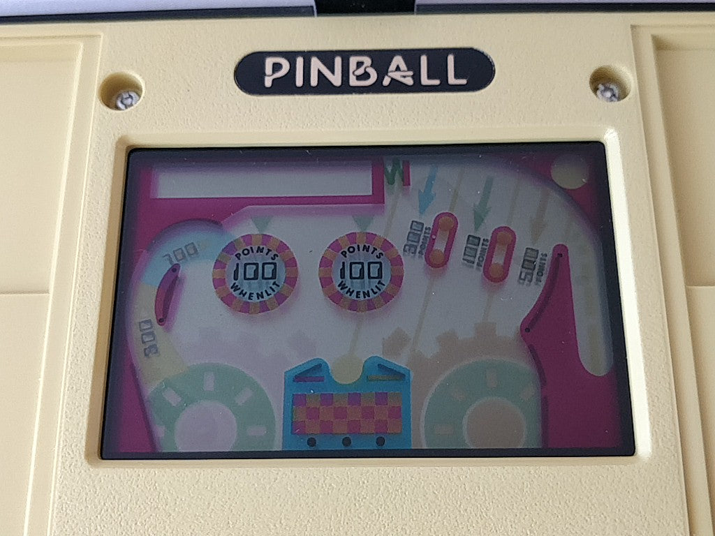 Vintage Nintendo Game & Watch Pinball handheld system tested 