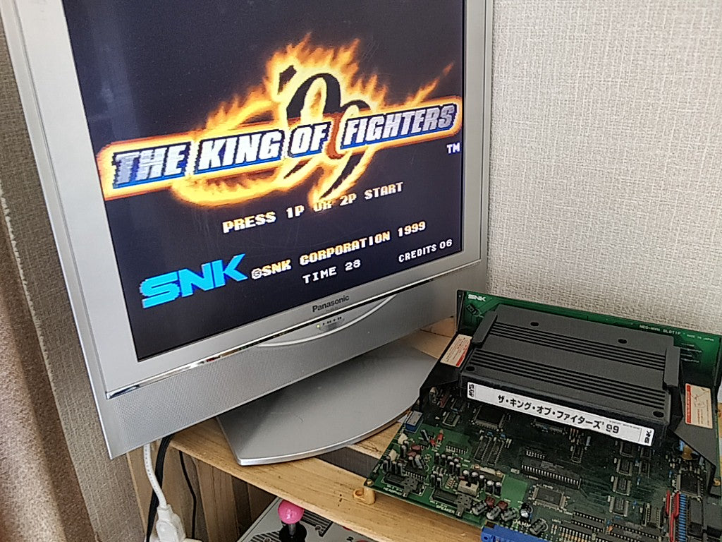 The King of Fighters '99 KOF99 SNK NEOGEO MVS Arcade Cartridge Tested-d0727-