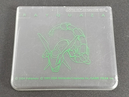 Pokemon Center Rayquaza LIMITED EDITION GBA SP Face plate-d0730-