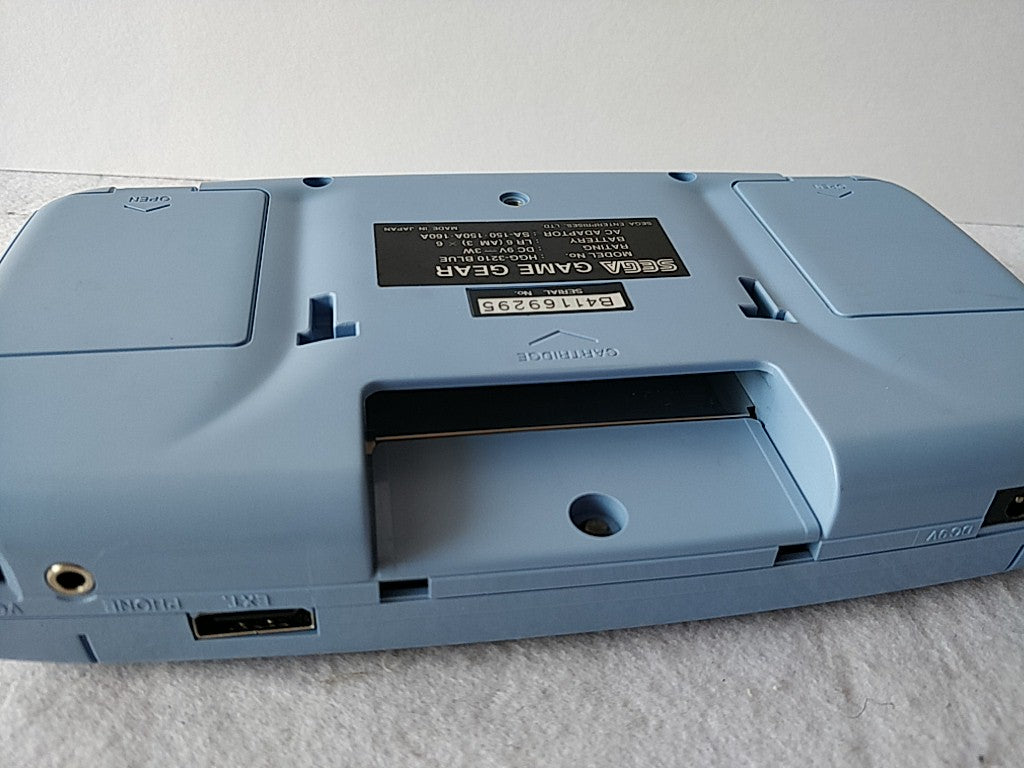 SEGA GAME GEAR Handheld Blue color Console Ninku limited ,Manual,Boxed