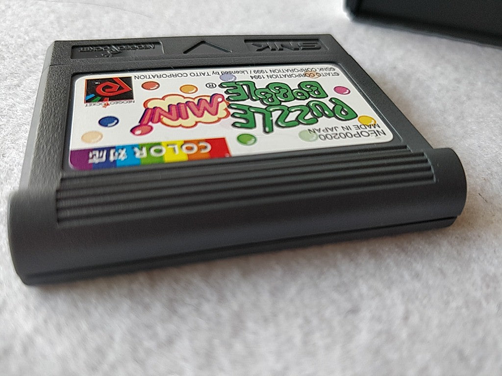 Puzzle Bobble Mini NEOGEO Pocket NGP Cart,Manual,Boxed set tested-d0803- - Hakushin Retro Game shop