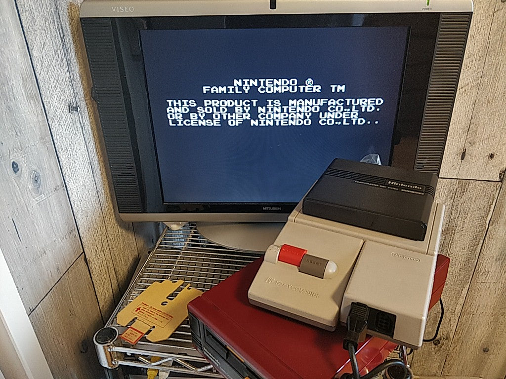 KINEKO Kinetic Connection FAMICOM (NES) Disk System/Game Disk and case-d0809- - Hakushin Retro Game shop