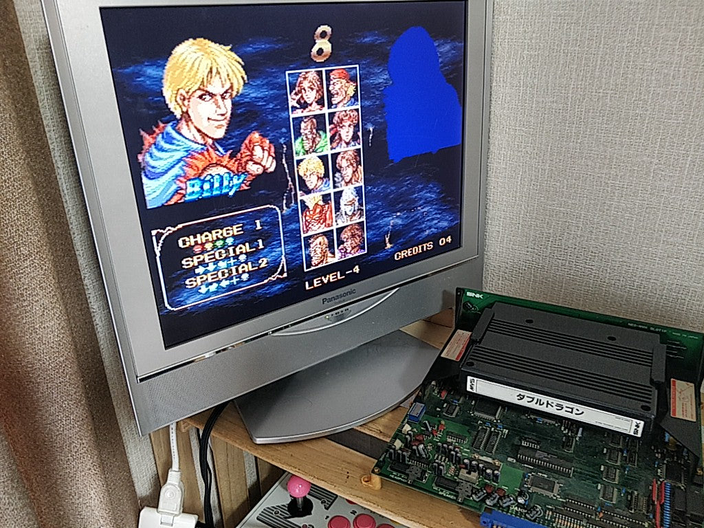 Double Dragon SNK NEOGEO MVS Arcade Cartridge and Instruction card set-d0812- - Hakushin Retro Game shop