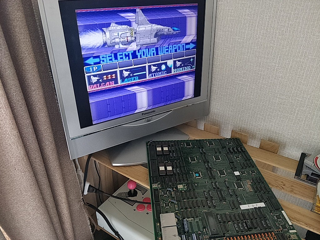 E.D.F. Earth Defence Force EDF PCB ROM B Board JAMMA set tested-c0825- - Hakushin Retro Game shop