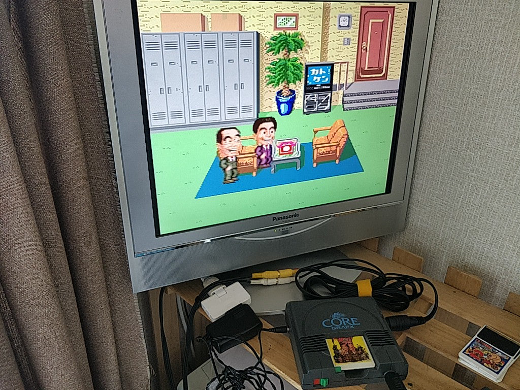 Katochan Kenchan (J. J. & Jeff) for NEC TurboGrafx-16 PCE Boxed set-d0831- - Hakushin Retro Game shop