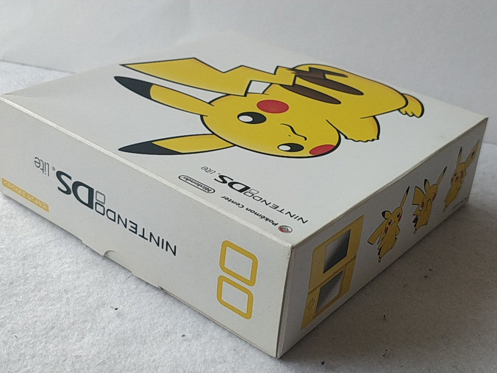 Nintendo DS Lite Pokemon Pikachu Limited Edition yellow color console set-c0831