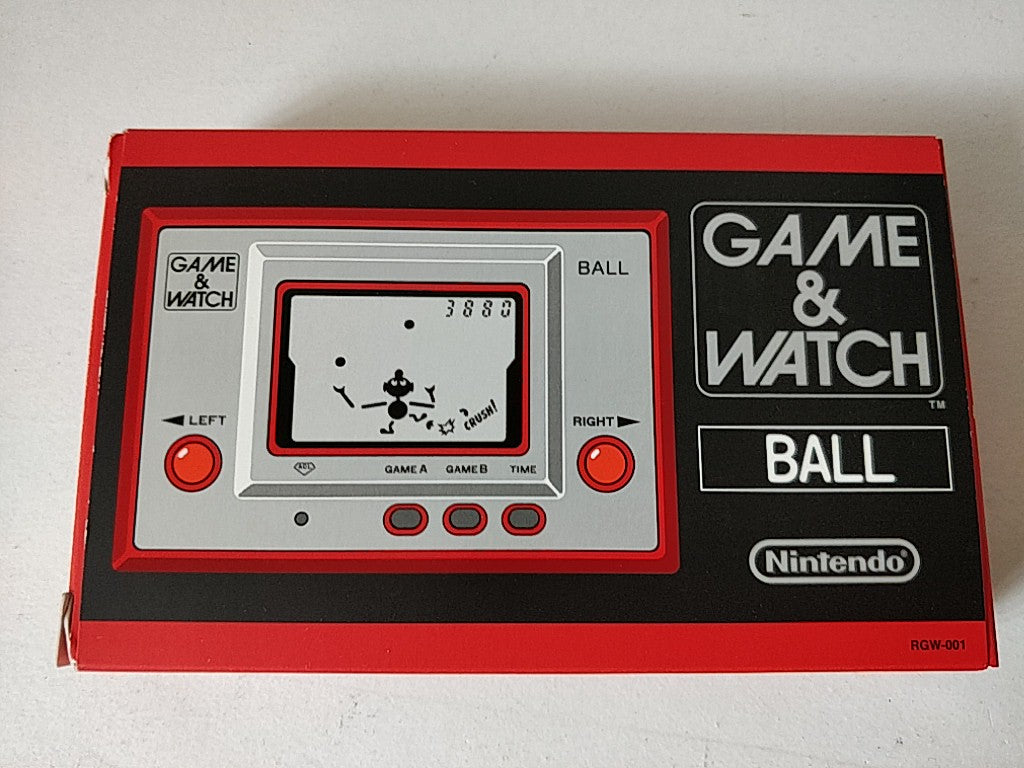 Club nintendo Game & Watch Ball Handheld console,Manual, Boxed set-d0908-