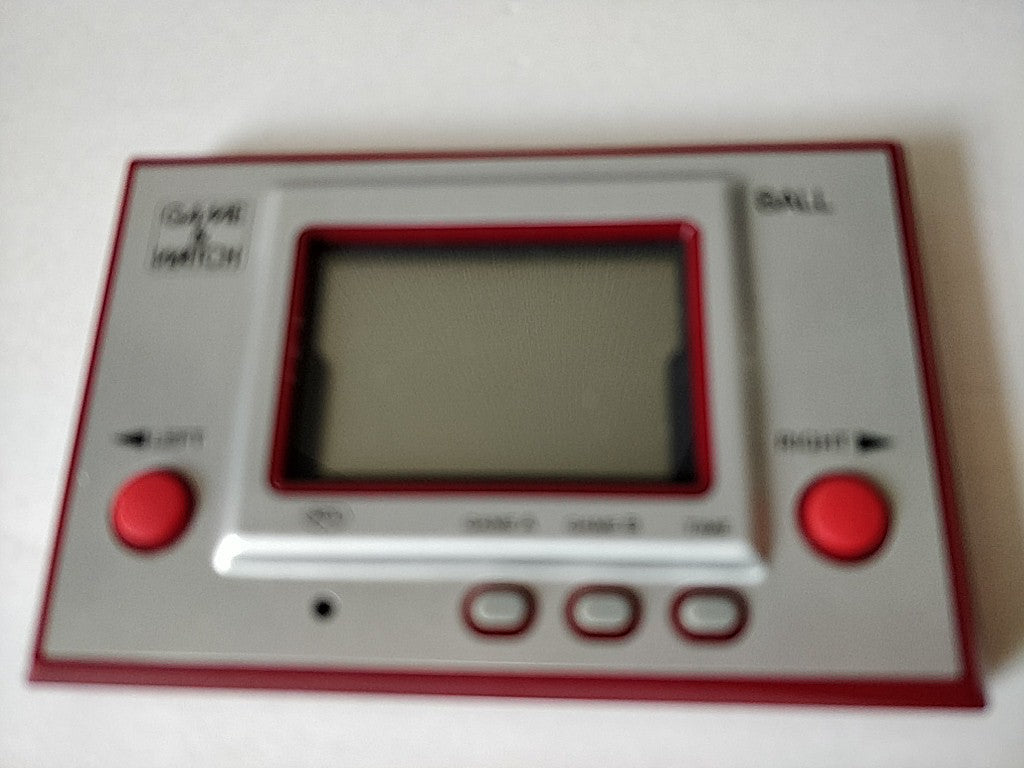 Club nintendo Game & Watch Ball Handheld console,Manual, Boxed set-d0908-