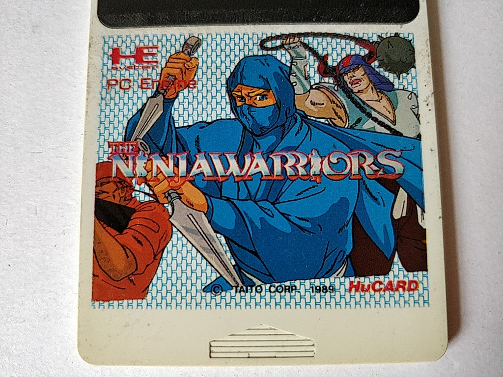 THE NINJA WARRIORS NEC TurboGrafx-16 PCE Action game/Hu-Card only tested-c0908-