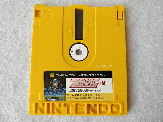ZANAC FAMICOM DISK SYSTEM FDS Gamedisk tested-d0918-