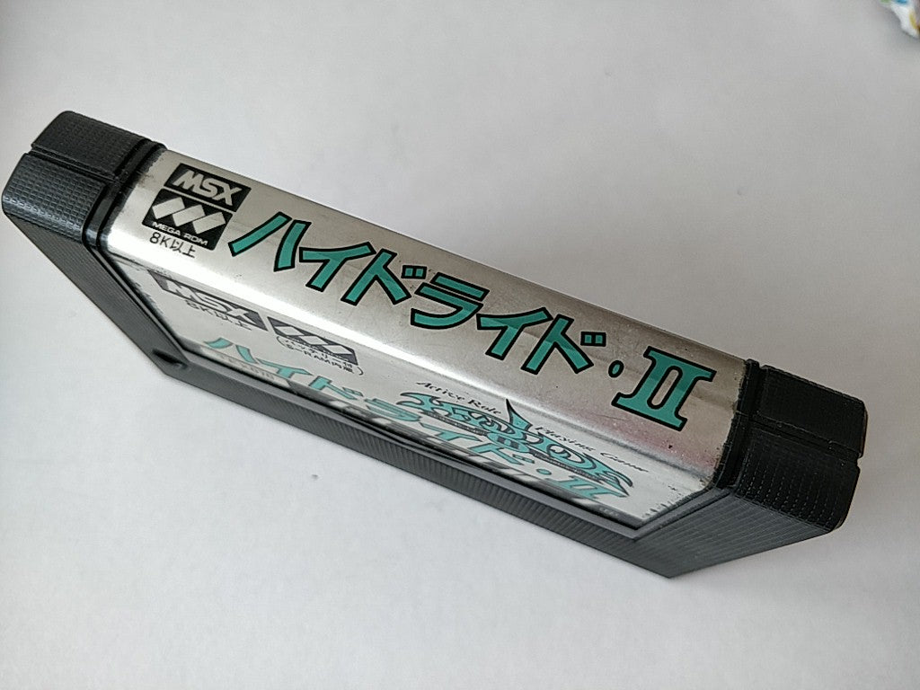 HYDLIDE II 2 Shine of Darkness MSX MSX2 Game cartridge and Box set tested-d0930- - Hakushin Retro Game shop