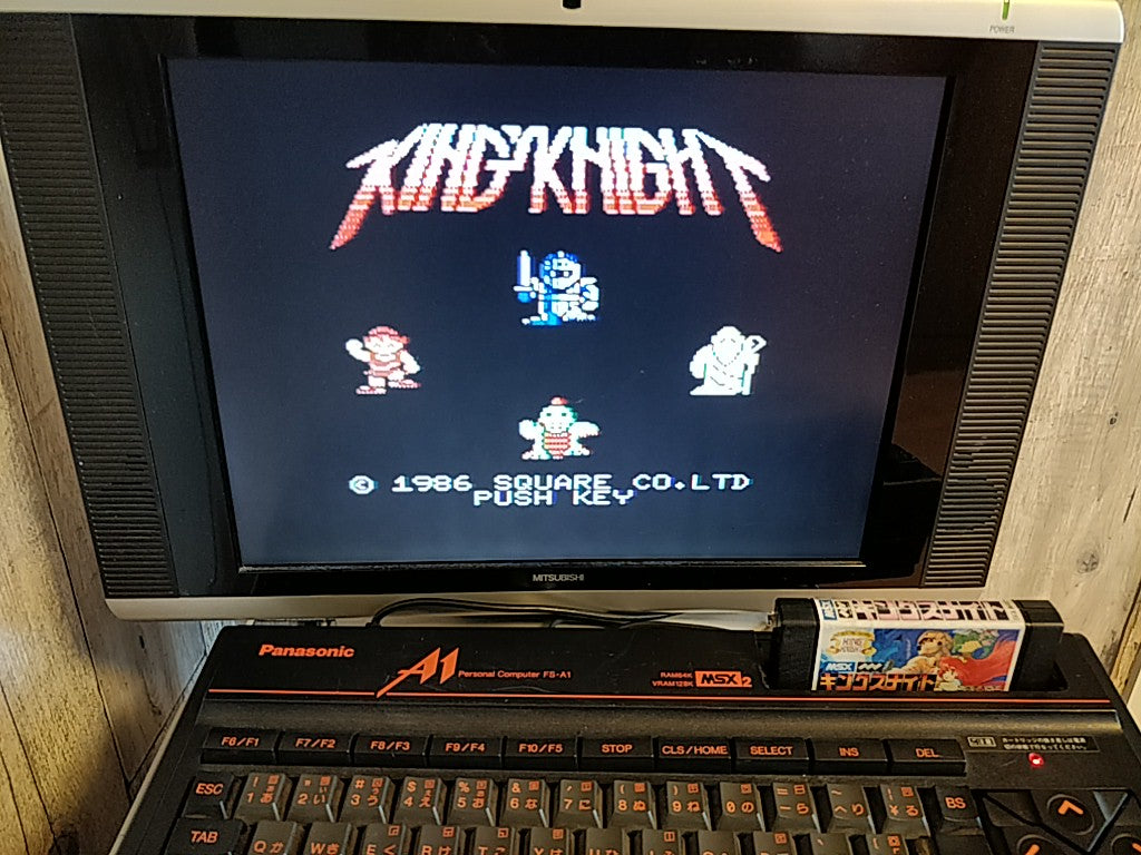 KING'S KNIGHT MSX MSX2 Game cartridge only tested -d0930- - Hakushin Retro Game shop