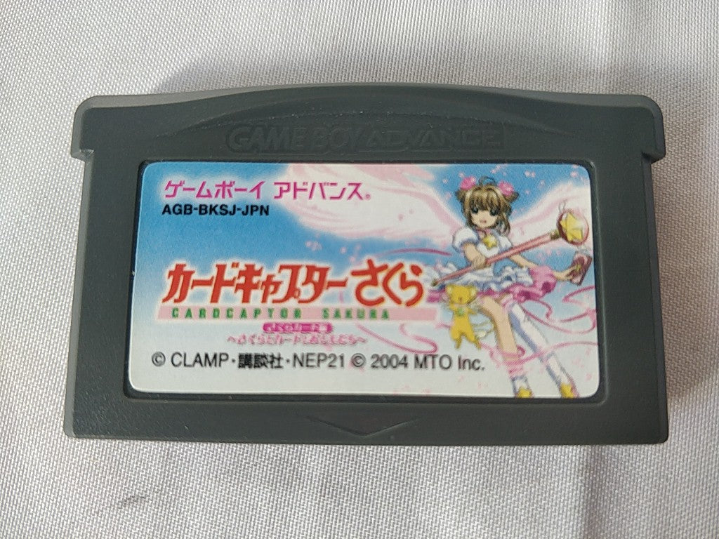 Cardcaptor sakura Gameboy Advance Cartridge,Manual,Boxed set tested-d1011-