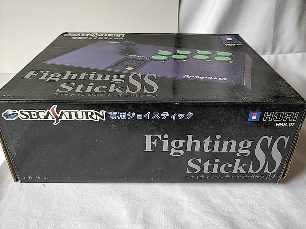 HORI Fighting Stick SS HSS-07 Sega Saturn Controller Boxed tested-d1011-