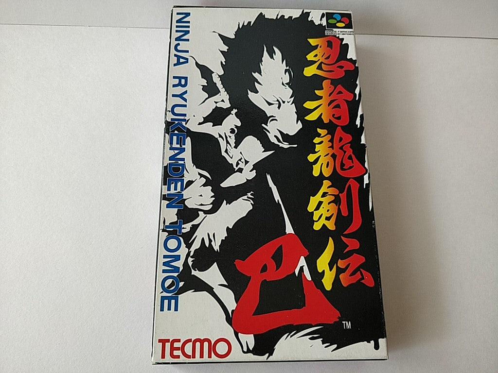 Ninja Ryukenden Tomoe Gaiden Super Famicom SNES SFC Cart,Manual,Boxes set-c1012- - Hakushin Retro Game shop
