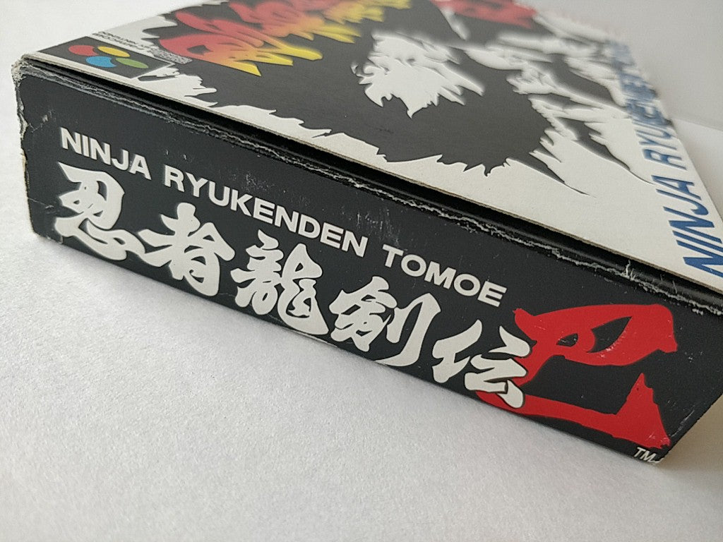 Ninja Ryukenden Tomoe Gaiden Super Famicom SNES SFC Cart,Manual,Boxes set-c1012- - Hakushin Retro Game shop