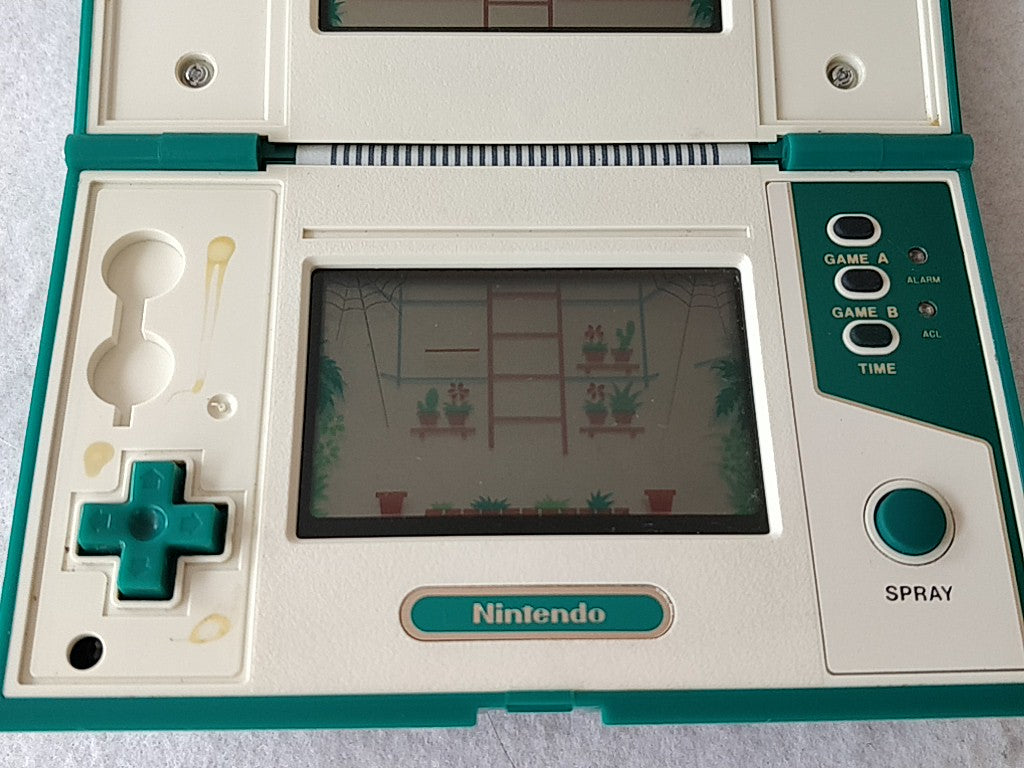 Used Nintendo Game & Watch GREEN HOUSE Multi Screen concole, Boxed 