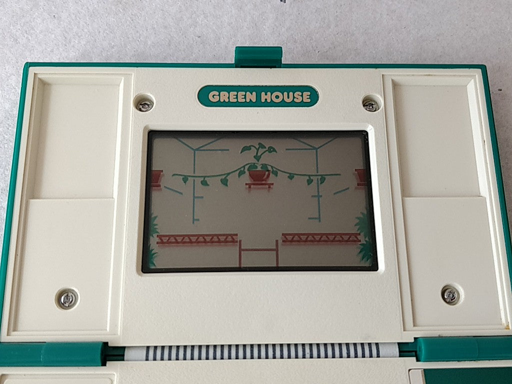 Used Nintendo Game & Watch GREEN HOUSE Multi Screen concole, Boxed set-d1019- - Hakushin Retro Game shop