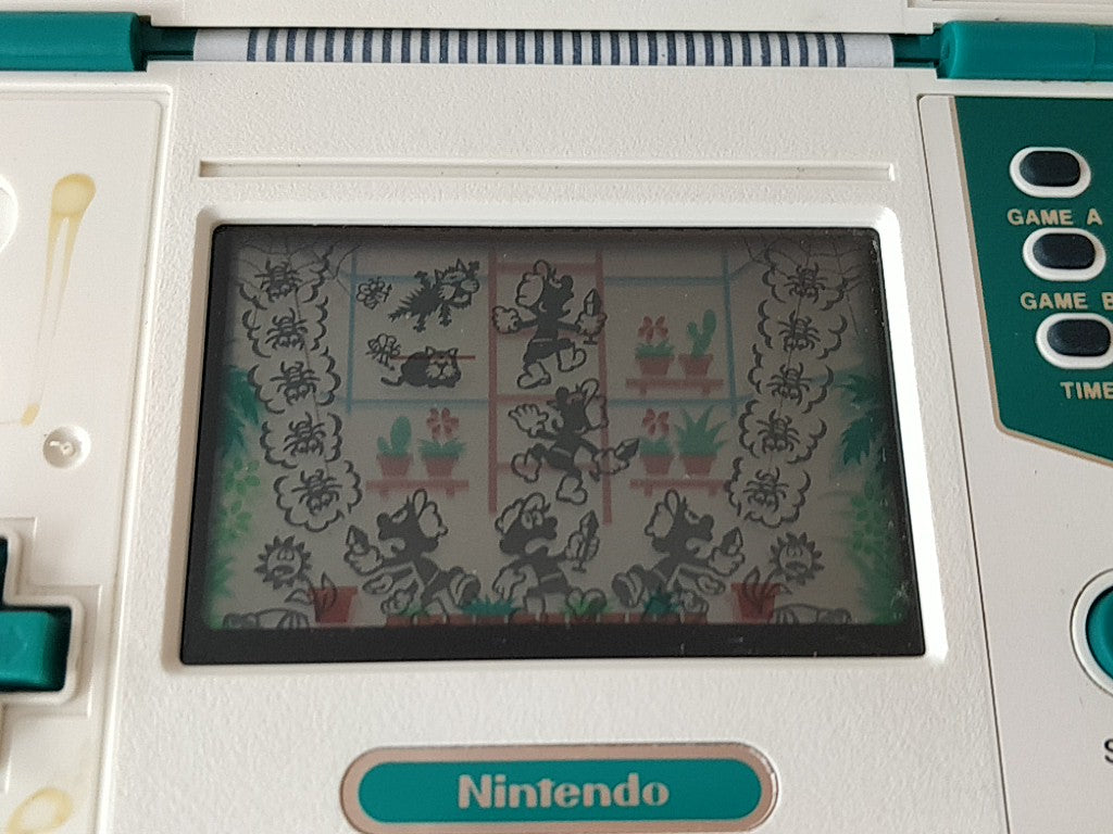 Used Nintendo Game & Watch GREEN HOUSE Multi Screen concole, Boxed set-d1019- - Hakushin Retro Game shop