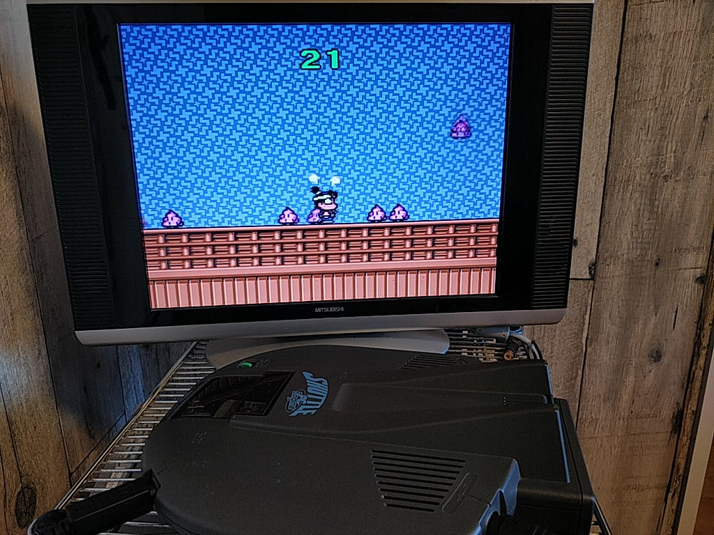 NEC PC Engine Shuttle Console(TurboGrafx-16) Pad,PSU,AV cable,Game/tested-d1028- - Hakushin Retro Game shop