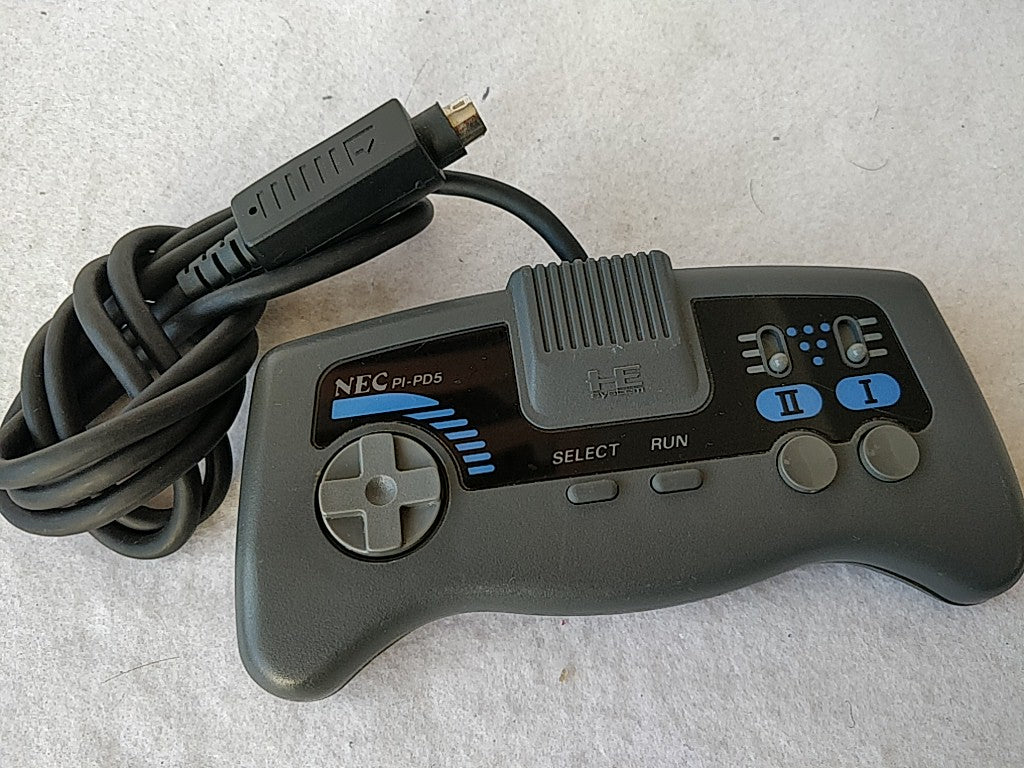 NEC PC Engine Shuttle Console(TurboGrafx-16) Pad,PSU,AV cable,Game/tested-d1028- - Hakushin Retro Game shop