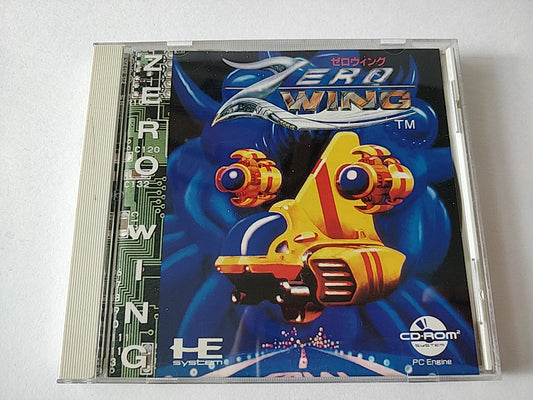 Zero Wing NEC TurboGrafx-16 PCE/Game CD,manual,Spin card,Case. NTSC-J-b1104-
